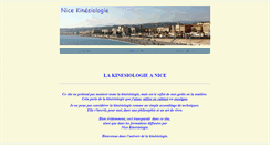 Desktop Screenshot of nice-kinesiologie.com