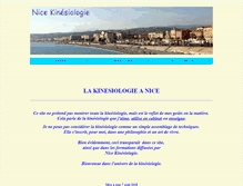 Tablet Screenshot of nice-kinesiologie.com