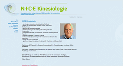 Desktop Screenshot of nice-kinesiologie.de